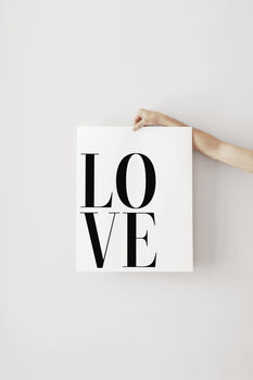 Love One Wall Print, 5 of 5