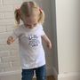 Daddy You Are The World Child Or Sibling Tshirt Set, thumbnail 3 of 3