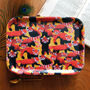 Pack Of Red Pandas Print Small Wooden Tray, thumbnail 1 of 5