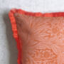 Orange William Morris Marigold 13' x 18' Cushion Cover, thumbnail 3 of 8