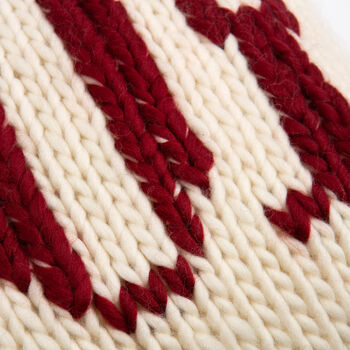 Cushion Cover Knitting Kit Joy, 4 of 9