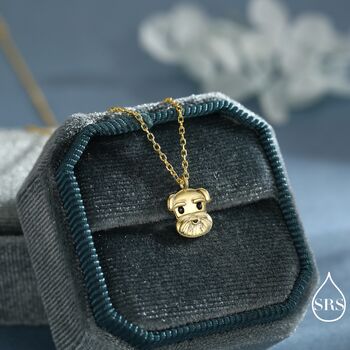 Schnauzer Dog Pendant Necklace In Sterling Silver, 5 of 12