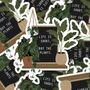 Life Is Short, Buy The Plants Sticker, thumbnail 2 of 3