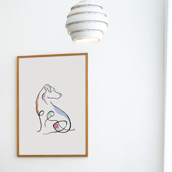 Jack Russell Personalised Wall Art, 3 of 9
