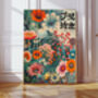 Japanese Botanical Flower Art Print, thumbnail 1 of 4