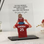 Personalised Football Shirt Acrylic Plaque – Father’s Day Gift From Child, thumbnail 1 of 5