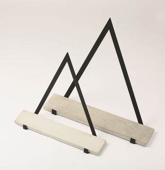 Concrete And Steel Triangular Shelf, 2 of 3