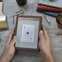 A Diamond In The Rough Vintage Playing Card Print, thumbnail 1 of 6