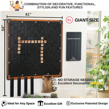 Life Size Magnetic Word Game For Wall, 3 of 9