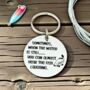Carp Fishing Keyring With Personal Message, thumbnail 1 of 2