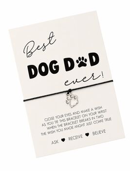Dog Dad Wish Bracelet, 2 of 6
