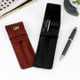 Personalised Double Leather Pen Holder, thumbnail 4 of 7