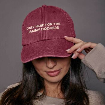Personalised Only Here For Slogan Cap, 8 of 9