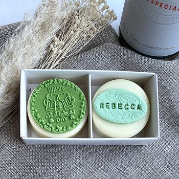 Personalised St Patrick's Day Chocolate Oreo Twin Gift, 6 of 8