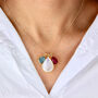 Mother And Children Semi Precious Birthstone Necklace, thumbnail 1 of 12