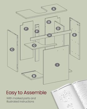 Under Sink Cabinet With Drawers And Compartments, 8 of 10