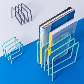Magazine Rack, Grey, 5 of 5