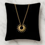 Women's Sunshine Pendant Necklace In 18k Gold, Christmas Jewellery Gift For Her, thumbnail 2 of 5