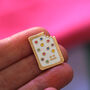 Pop Tart Biscuit Enamel Pin, thumbnail 1 of 8