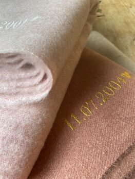 Special Date Cashmere Blend Scarf, 2 of 2