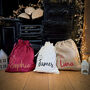 Personalised For Name Christmas Eve Sack Or Stocking, thumbnail 7 of 7