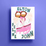 Elton Feline John Print, thumbnail 2 of 2