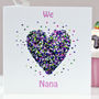 Nana Butterfly Birthday We Love Nana Butterflies Card, thumbnail 1 of 12