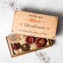 Personalised Get Well Soon Chocolate Flowers Gift Box, thumbnail 1 of 10