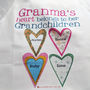 Personalised Grandma's Heart Apron, thumbnail 3 of 12