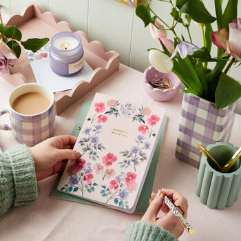 Personalised Wild Floral Notebook, 2 of 7
