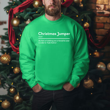 Bah Humbug Anti Festive Christmas Jumper, 2 of 8