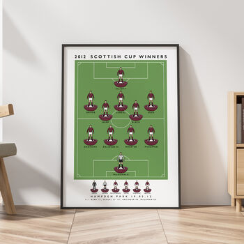 Hearts 2012 Scottish Cup Poster, 3 of 8