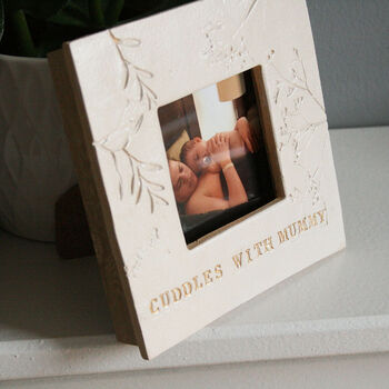 Cuddles With Mummy Wall Ceramic Frame, 2 of 2