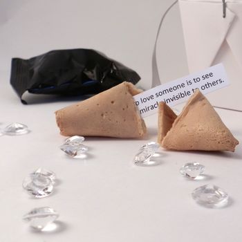 300 Personalised Wedding Fortune Cookie Wedding Favours, 7 of 11