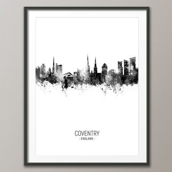 Coventry Skyline Portrait Print And Box Canvas, 4 of 5