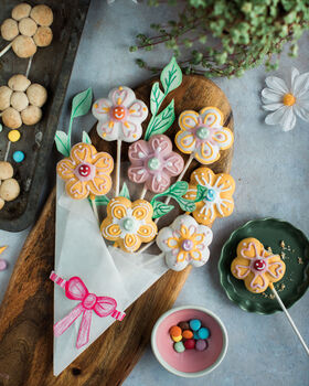 Flower Biscuit Pops Baking Kit, 5 of 8