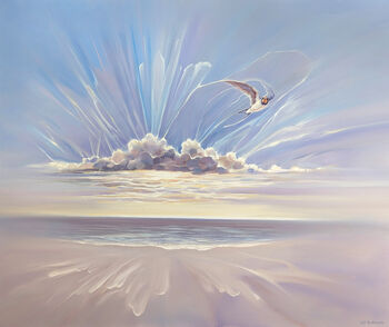 Swallow Arrives Oil Painting, 2 of 9