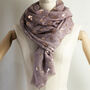 Pawprint Personalised Initial Scarf, thumbnail 6 of 12
