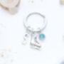 Ice Skating Personalised Keyring Ice Skate Gift, thumbnail 2 of 7