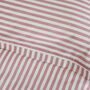 Pink Stripe Duvet Cover And Pillowcase Set Two Sizes, thumbnail 8 of 9