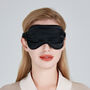 Silk Eye Mask Black, thumbnail 1 of 6