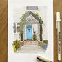 Personalised Front Door Illustration, thumbnail 3 of 9