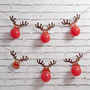 Christmas Reindeer Balloon Advent Calendar, thumbnail 1 of 3