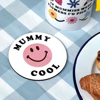 Mummy Cool Round Coaster For Mum, 2 of 7