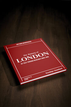 History Of London Personalised Londonder Gift Newspaper Book City History, 8 of 12