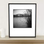 Frozen Lake I, Wivenhoe Photographic Art Print, thumbnail 1 of 4