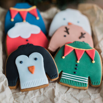 Novelty Christmas Jumper Biscuits, 4 of 5