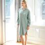 Women's 'Moss' Herringbone Brushed Cotton Nightshirt, thumbnail 1 of 3