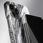 Black Waterfall Marble Case For iPhone, thumbnail 3 of 4