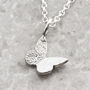 Silver Butterfly Pendant, thumbnail 1 of 5